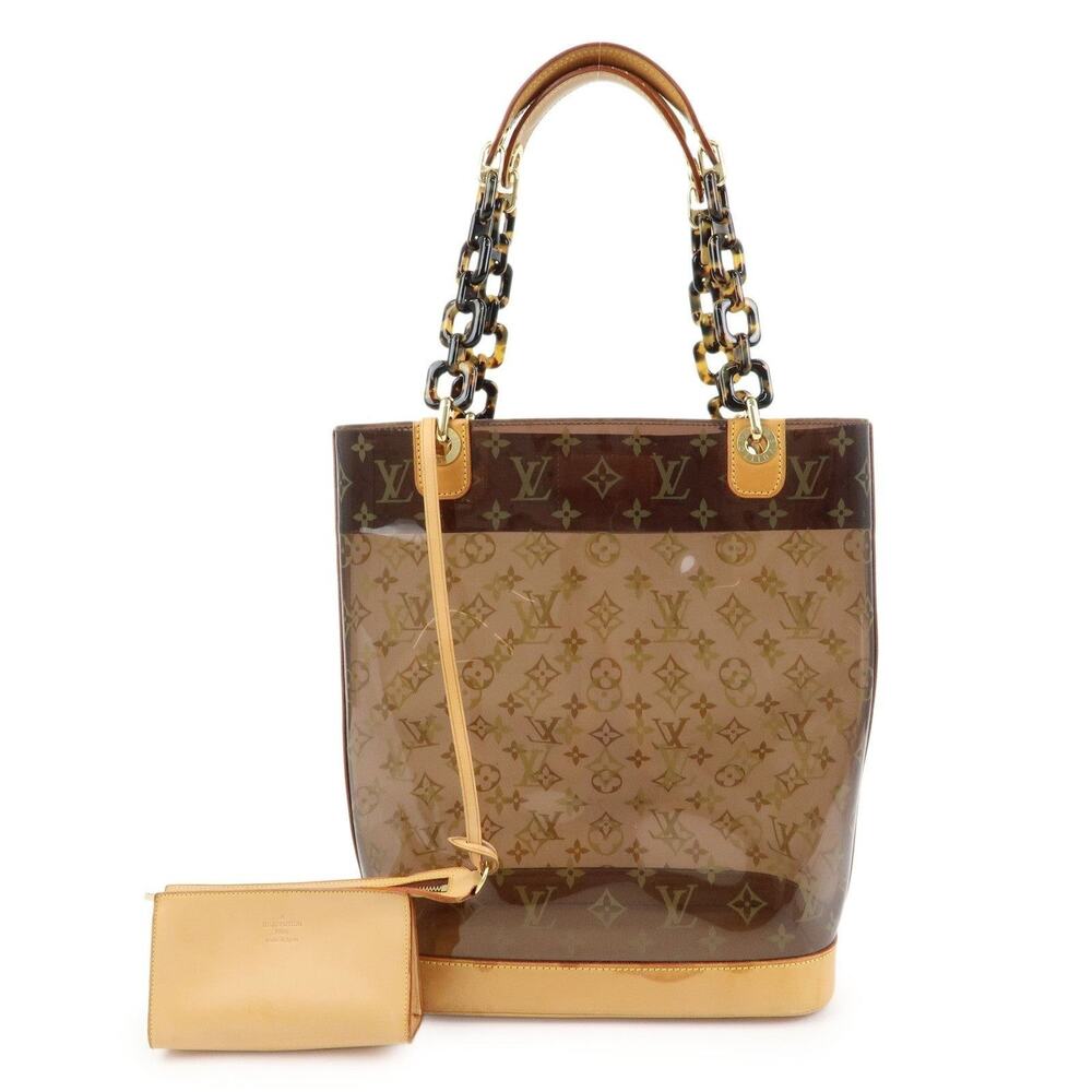 Louis Vuitton Cruise Line Monogram Cabas Ambre MM Tote Brown